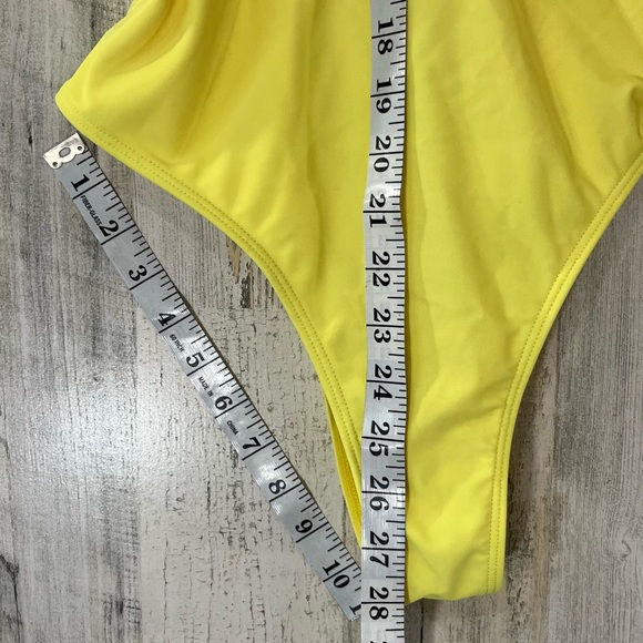 SHEIN One Piece Swimsuit High Hip Bright Summer Swim Bathing Suit Size Medium - Picture 8 of 16